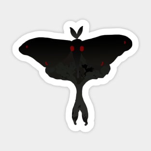 Gypsy Moth Man Sticker